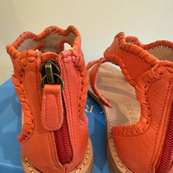 Jack Rogers Gladiator Sandal Coral size 7 NEW Worn once. Includes Original box - Picture 8 of 9